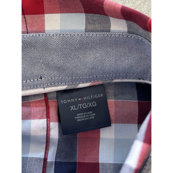 Tommy Hilfiger Mens Shirt Extra Large Button Plaid Adaptive Easy Closure - Picture 11 of 13
